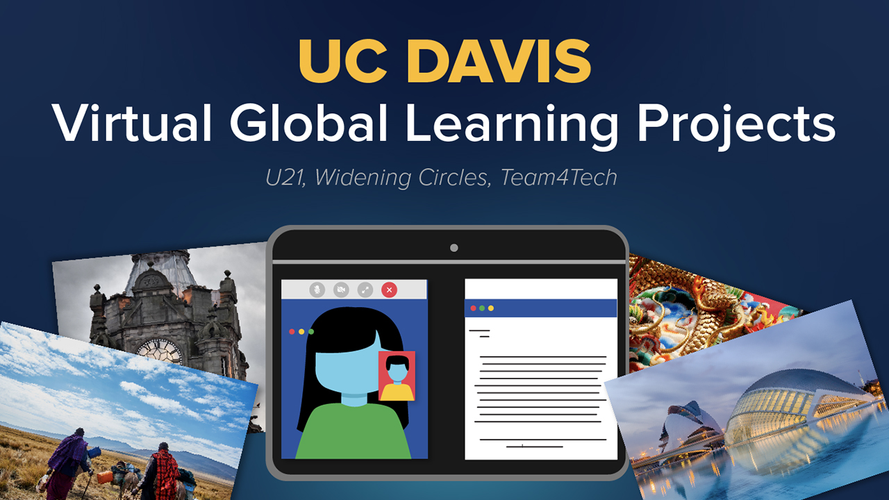 Graphic with text: Global Learning Projects