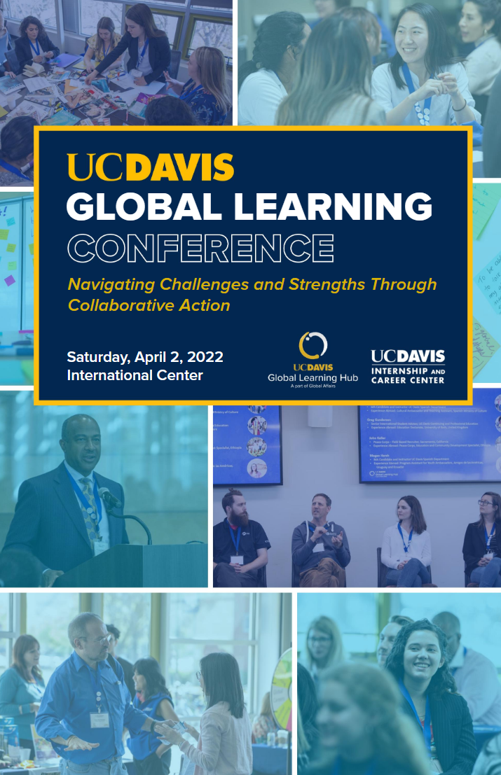Cover of the Global Learning Conference day-of program
