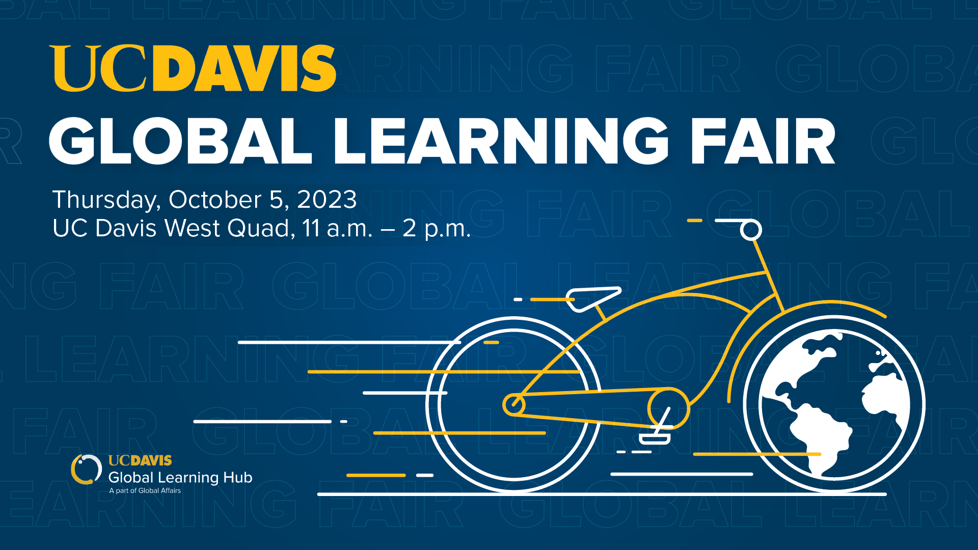 Graphic for Global Learning Fair event