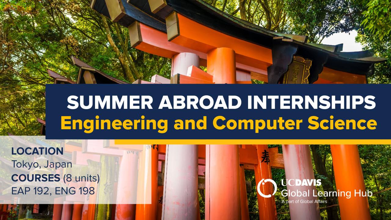 Engineering summer internships hot sale