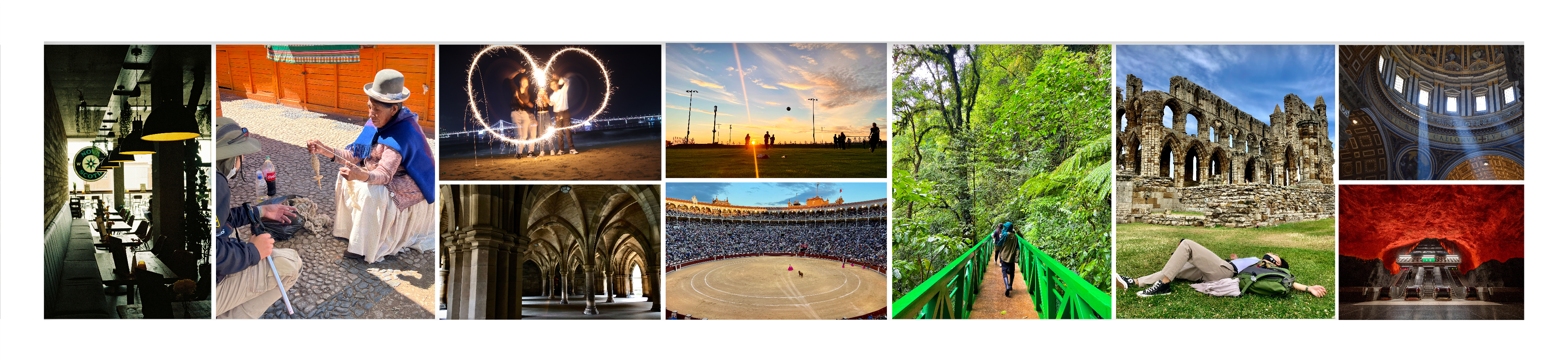 Graphic of multiple photos selected from the photo contest