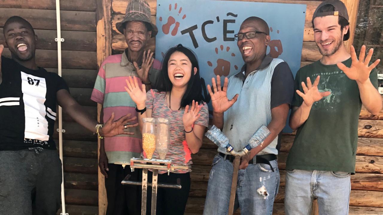 Stephanie Lew with Precision Planter and team