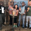 Stephanie Lew with Precision Planter and team