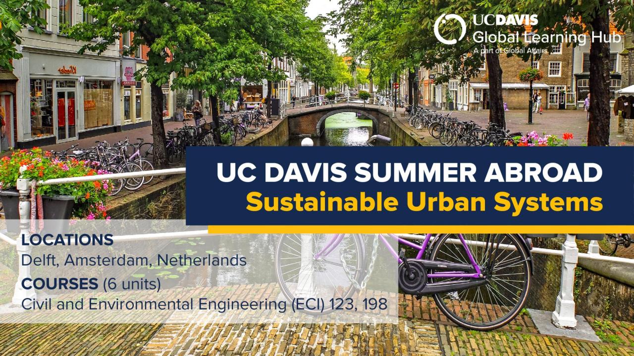 UC Davis Summer Abroad (Sustainable Urban Systems in the Netherlands)