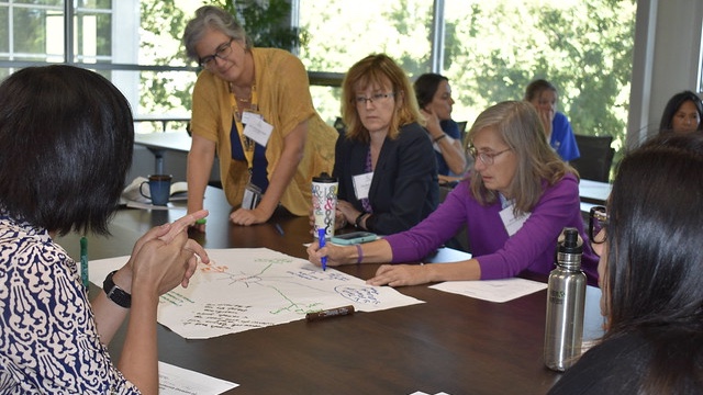 Faculty in classroom